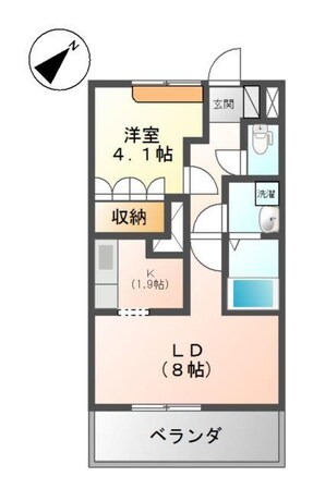 浜の宮駅 徒歩6分 2階の物件間取画像